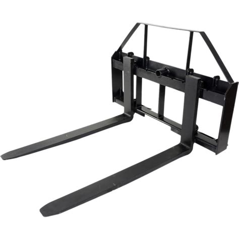 titan attachments 48-in skid steer pallet fork frame attachment|mini skid steer pallet frame.